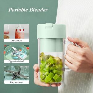 Blender Jus Portable 6 Mata Pisau Juicer Cangkir 420Ml - Gambar 4