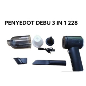 Vacum Cleaner Portable Recharger Penyedot Debu Mobil 3in1 - Gambar 2