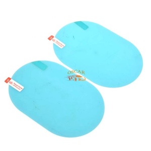 Anti FOG Kaca Spion Mobil 2 PCS Waterproof Stiker Kaca Film Anti Gores Embun Air Rainproof Mirror