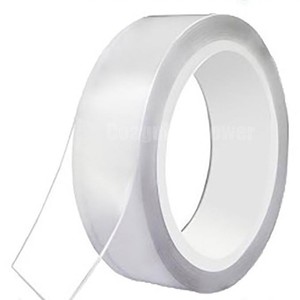 Selotip Magic Tape Transparan Bisa Dicuci Double Tape Bening