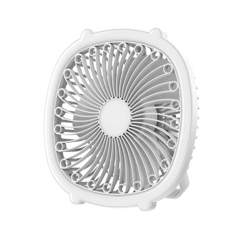 Kipas Angin Meja Portable LED Multi-Fungsi - Gambar 2